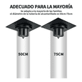 thumbnail image 2 of Coladeras Cuadrada Baño Inoxidable Valvula Antiolores 10cmx10cm Coladera Antiolores Xtellar negro, 2 of 3