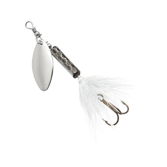 Blue Fox Whip Tail Deep Runner Inline Spinner 1/8oz Silver Silver