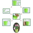 thumbnail image 3 of Casewin 10Pcs Iron Hanging Flower Pots With Detachable Handle and Drainage Hole Metal Flower Bucket Hanging Fence Planters Balcony Garden Planter Home Decor, 3 of 8