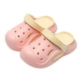 thumbnail image 3 of Krdevn Kids' Solid Color Clogs Lightweight Breathable Hollow Out Non-Slip Summer Beach Slip-On Casual Sandals,Sizes 7-8 Years, 3 of 4