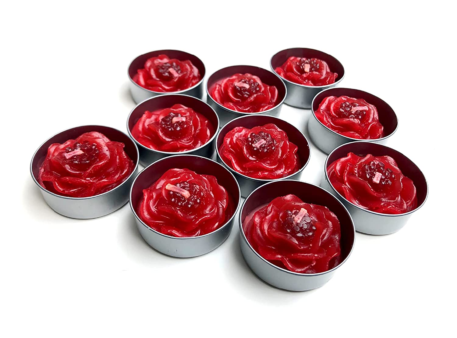 6pcs Candles, One Burning 4-4.5 Hours, Suitable For Candlelight