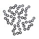 thumbnail image 3 of 50 piezas de racas de bádminton anillos de arandela portátiles de reparación de alambre de alambre livianos juntas de mantenimiento universal Negro, 3 of 8