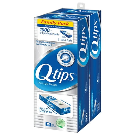 Q-tips Cotton Swabs, 1000 ct (Best Makeup Tips For Oily Skin)