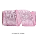 thumbnail image 3 of SLYNSHome Metallic Sheer Crinkle Ribbon With Wired Edge,Pink Iridescent Polyester Decorative Ribbon For Gift Wrapping, Bow Craft, Wedding And Party DIY Decor, 9 Meters, 3 of 6
