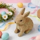 thumbnail image 5 of Figura de conejo de resina, adorno de resina estilo ratán para mesas, salas de estar, entradas y decoración del hogar. Una figura, decoraciones de Pascua, decoraciones de Pascua, decoración de otoño,, 5 of 6