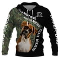 thumbnail image 3 of Sudadera con capucha con estampado 3D de Pitbull, rottweiler, bóxer y teckel para mujer y hombre, chándal de calle, regalo de amor para perros, 3 of 5