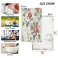 thumbnail image 6 of Yayeee 2 Pack Hand Towels for Bathroom 100% Cotton 16" x 28" Soft Absorbent Kitchen Towel, Red Floral Pattern, 6 of 7