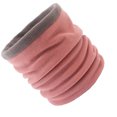 thumbnail image 2 of Bufanda de cuello de bloque de color Qarigey invierno cálido regalo calentador de bucle ciclismo rosa+gris, 2 of 8
