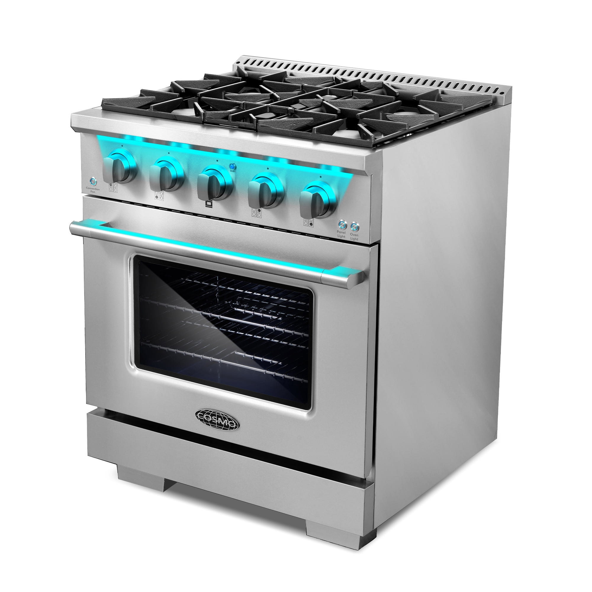 30 in. Vista Collection 3.5 cu. ft. 4 Burners Gas Range in Stainless Steel
