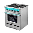 thumbnail image 5 of 30 in. Vista Collection 3.5 cu. ft. 4 Burners Gas Range in Stainless Steel, 5 of 13