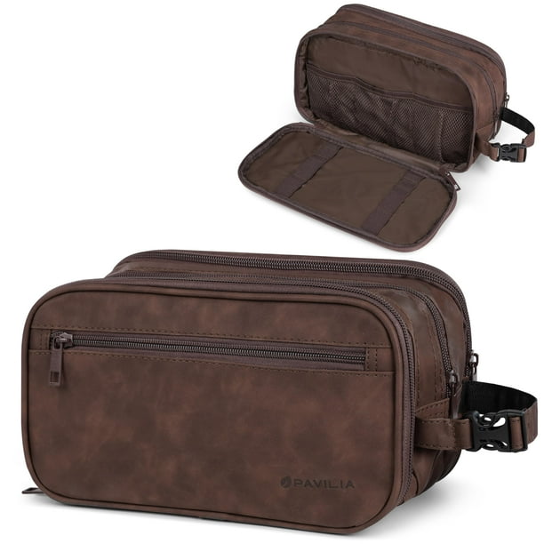 Neceser PAVILIA Travel, resistente al agua, kit Dopp para hombre
