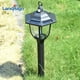 thumbnail image 5 of Set 2 Farol Estaca Luz Led Impermeable Energia Solar Jardin negro 6.49 pulg Elly Decor ED-ELSLA, 5 of 7
