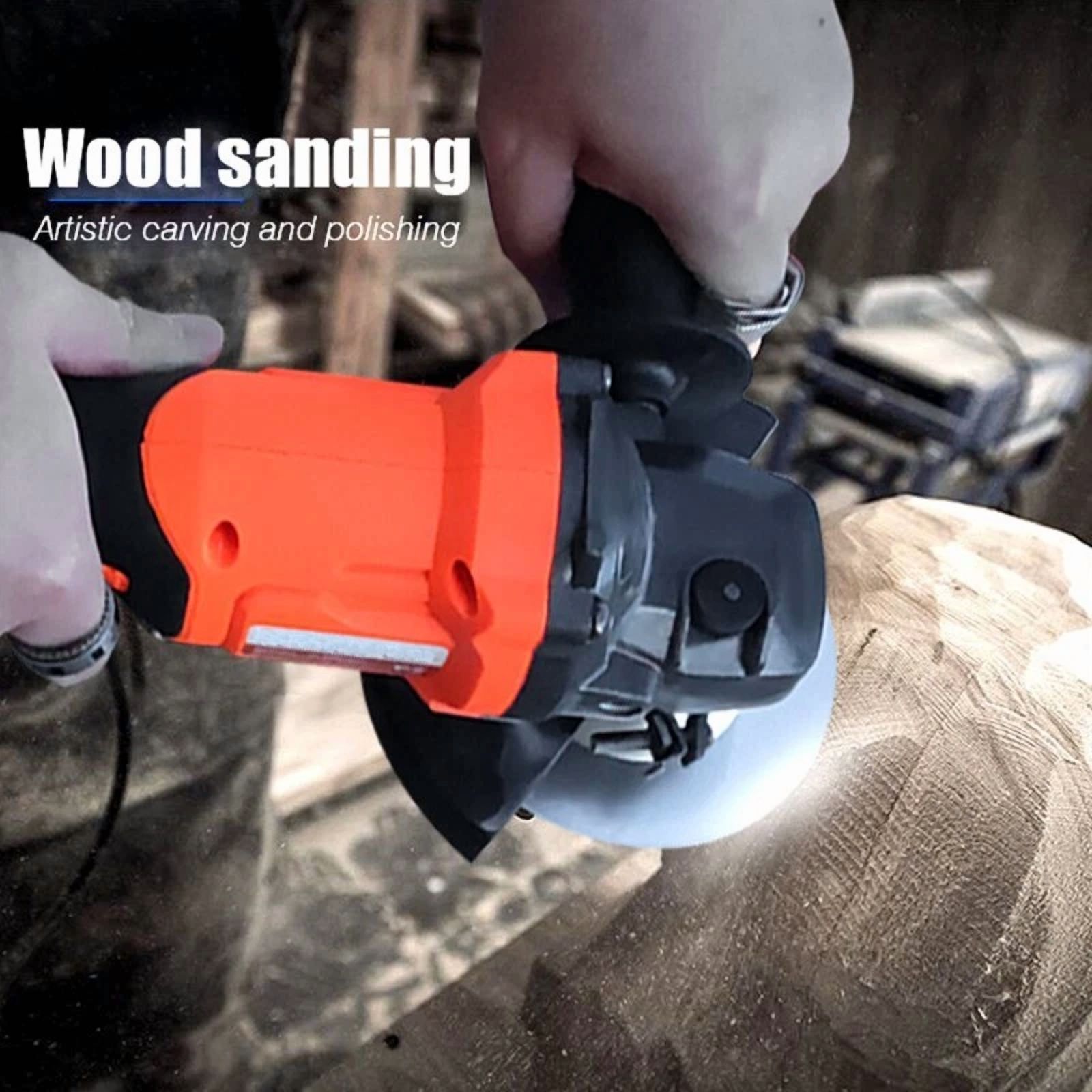 Cordless Brushless Electric Angle Grinder 125MM 3 Gears Cutting Tool For Makita