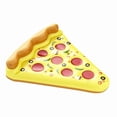 thumbnail image 5 of Giant Pizza Slice Inflatable Pool Float, Fun Pool Floats, Swim Party Toys, Summer Pool Raft (1 Pack), Extra Large with Cup Holder 180*150*20, 5 of 5