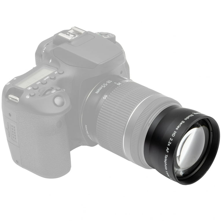 Ultimaxx 2.2x Telephoto Zoom Lens Attachment for All Lenses with a