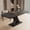 marble, variant on Multifunctional Extendable Console Table | Can Be Used as Desk or Dining Table Indoors | Made of Chipboard and MDF, Durable without Defects | Saves Space with Easy - to - Use Extension Mechanism