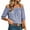 *Navy-Plaid ^, variant on ClodeEU Women's Off Shoulder Polka Dot Blouse,Short Puff Sleeve Cropped Casual Summer Top Black-Polka Dot,Women's Plus L