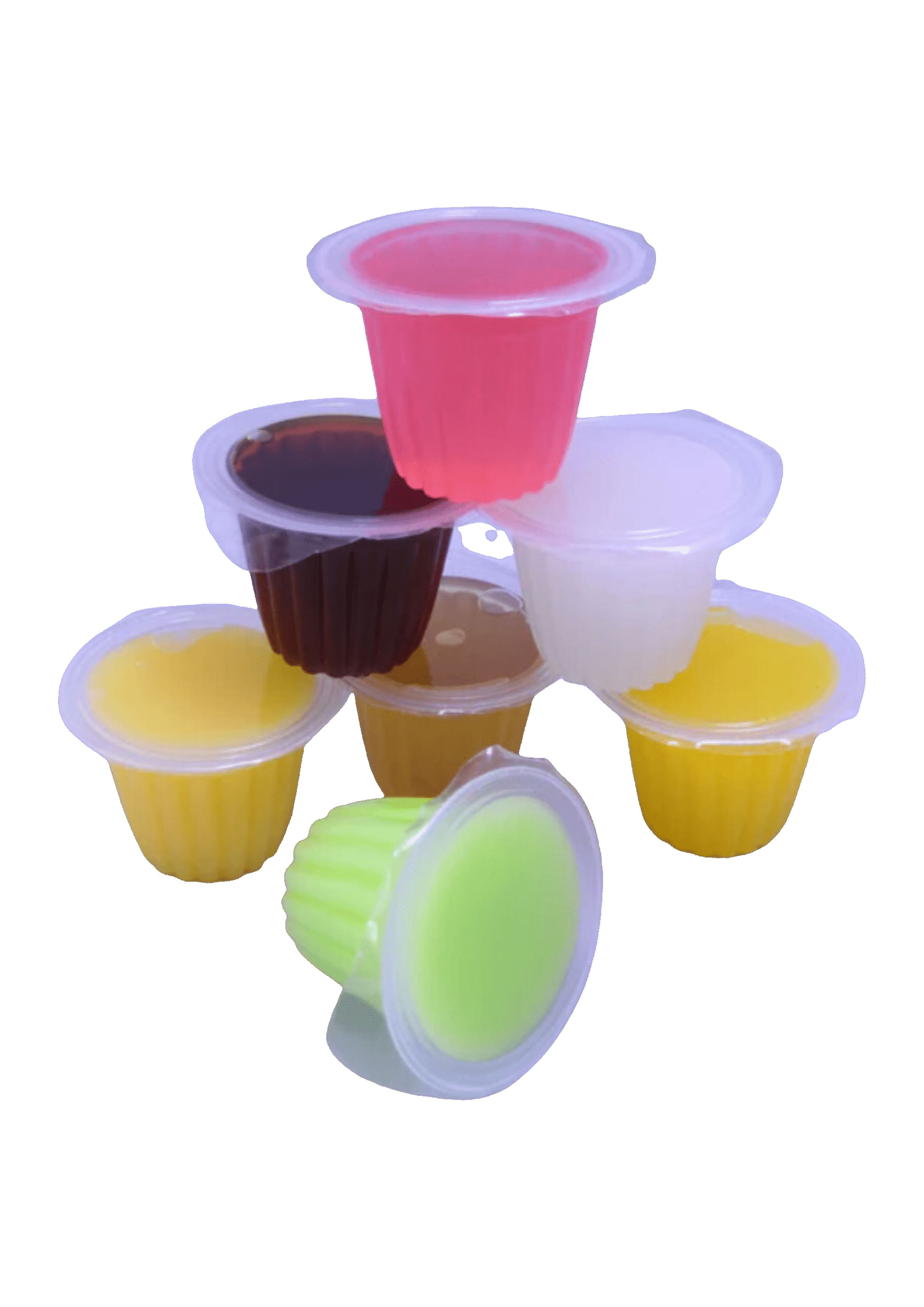 (4 pack) Komodo Jelly Pots, Multi-Color 6 Pack, Fruit Flavor Food for Crickets and Small Animals