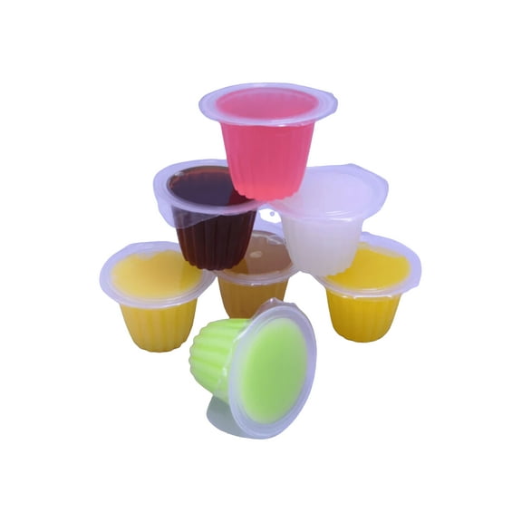 Komodo Jelly Pots, Multi-Color 6 Pack, Fruit Flavor Food for Crickets and Small Animals