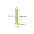 thumbnail image 2 of Unique Bargains Brass Hex Bolts, M4x25mm 5 Pack Fully Thread Grade 4.8 Machine Screws, 2 of 4