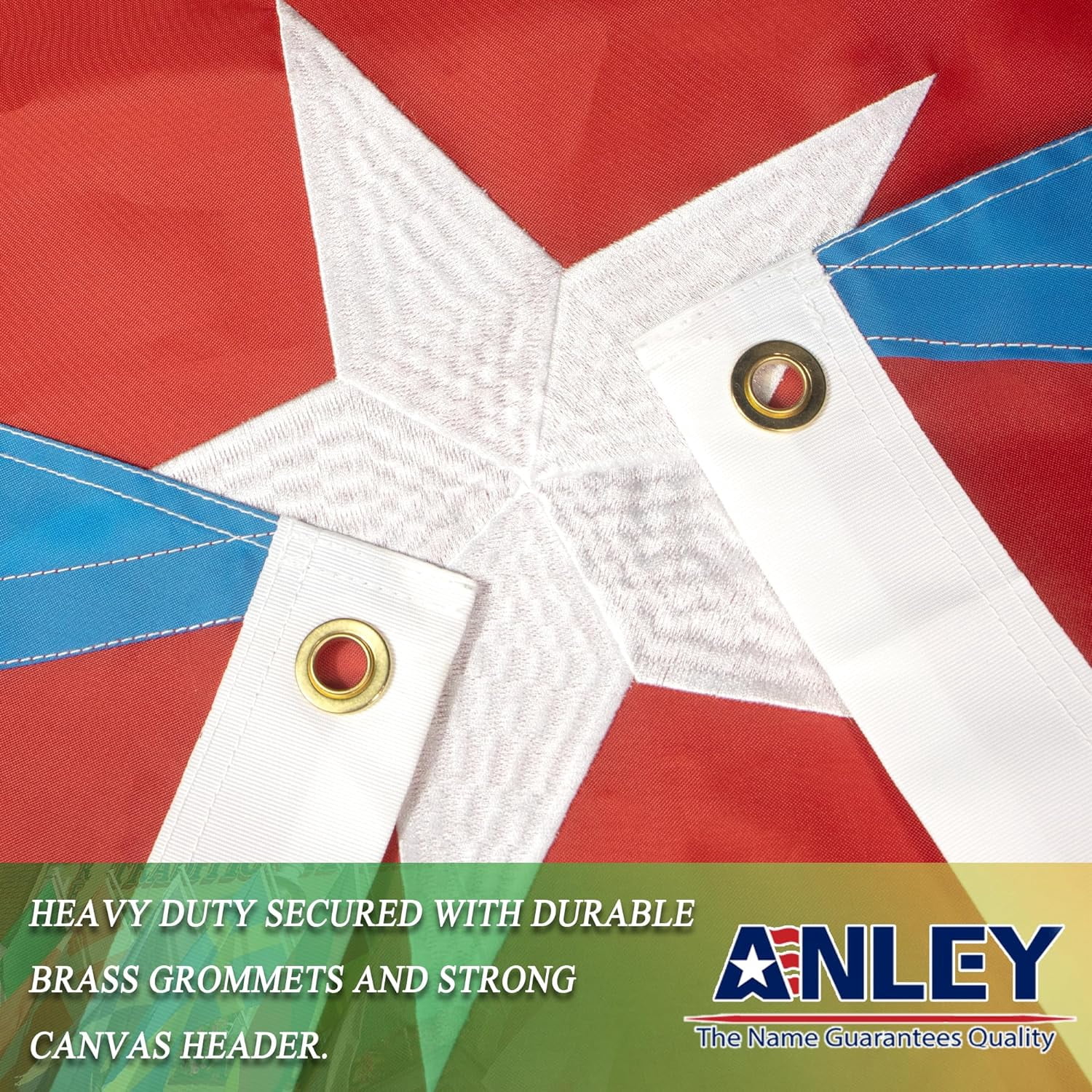 Anley EverStrong Series Embroidered Cuba Flag 3x5 Feet - Cuban National Flags