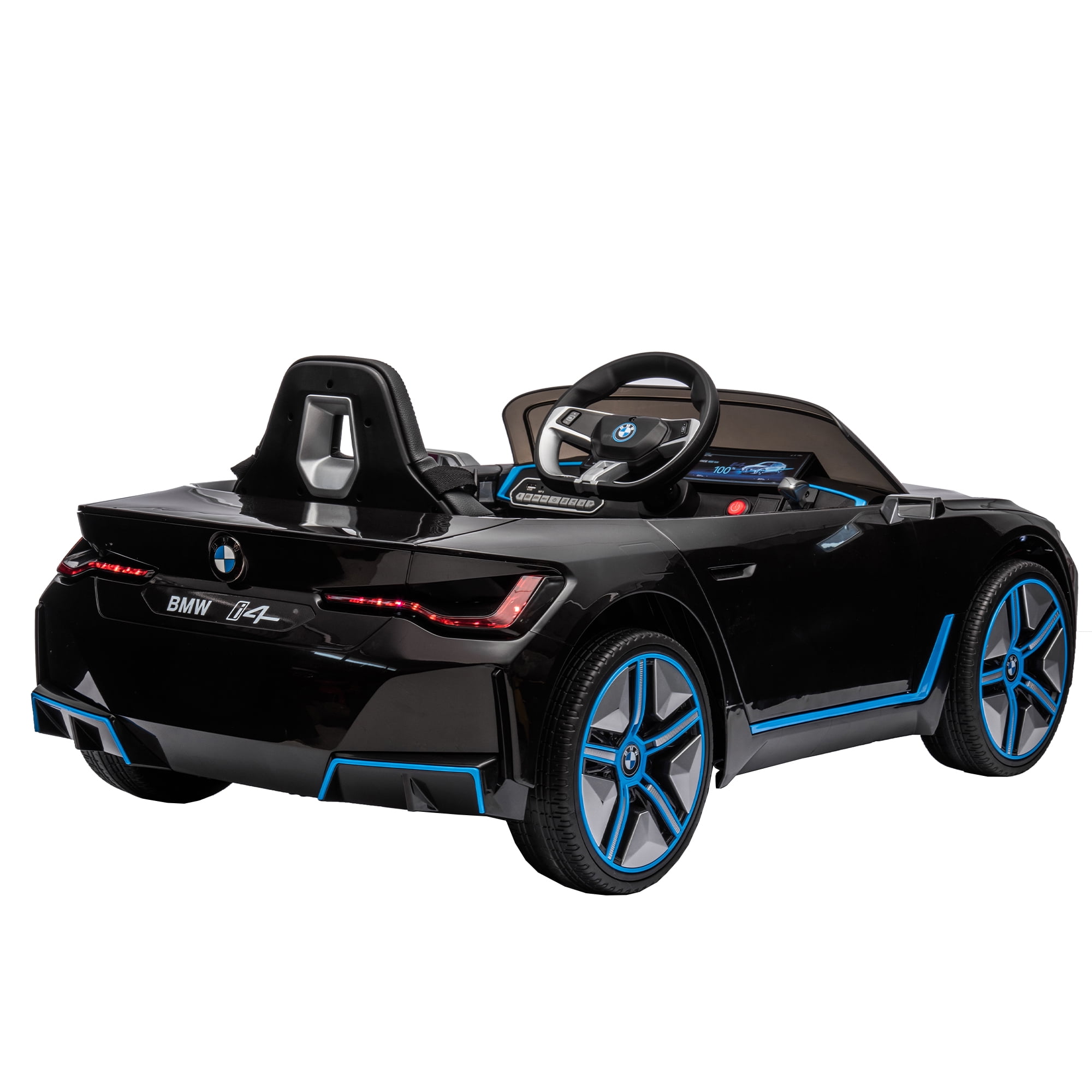 Resenkos Licensed BMW Electric Car for Kids, 12v Children Ride On Toy 2.4G with Parents Remote Control, Three Speed Adjustable, Black Resenkos Licensed BMW Electric Car for Kids, 12v Children Ride On Toy 2.4G with Parents Remote Control, Three Speed Adjustable, Black