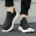 thumbnail image 4 of LASUDRAA Men's Mesh Sneakers Slip on Walking Shoes Breathable Comfort Casual Athletic Shoes, 4 of 8