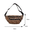 thumbnail image 3 of Bolsas De Hombro Bolsa de cintura de pecho de gran capacidad Vintage para mujer, informales con estampado de leopardo Likrtyny  Para Estrenar, 3 of 5