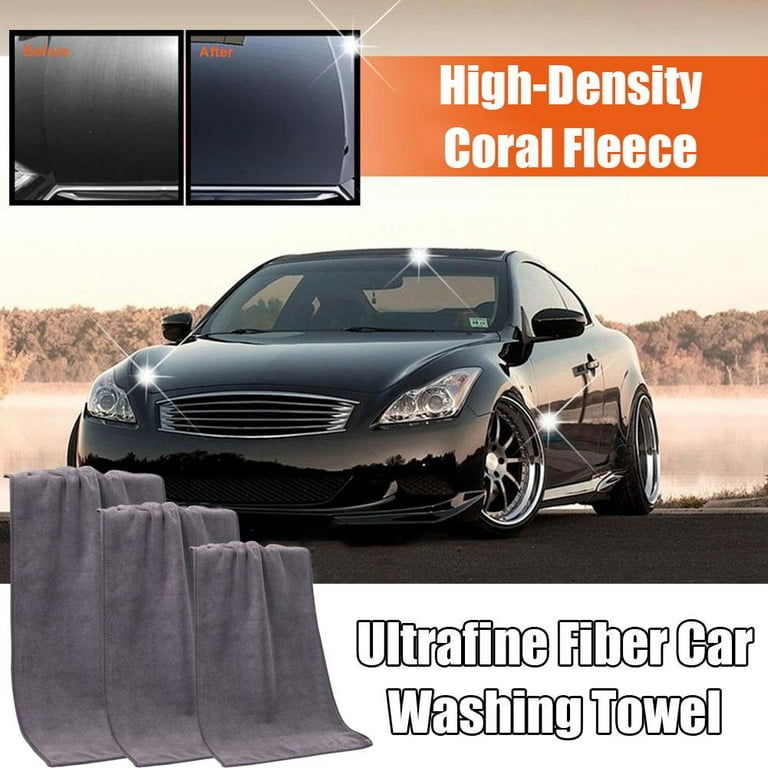 SOFTBATFY Ultrasoft Large Thick and Quick Drying Car Microfiber Cleaning Towel 800GSM Polishing Waxing Auto Detailing Cloth at MechanicSurplus.com