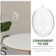 thumbnail image 5 of 10 Uds bolas transparentes rellenables árbol de Navidad DIY colgantes de bolas bolas colgantes transparentes bolas transparentes de Navidad DIY, 5 of 6