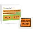 thumbnail image 5 of PSBM Full Face Packing List Envelopes, 5.5" x 10" Self-adhesive Orange Front, for Retail Mailroom, 104000 Pcs, 5 of 9