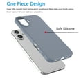 thumbnail image 6 of For Apple iphone 17 Case Silicone Cover, Tekcoo Shockproof Rugged Soft Gel Rubber Ultra Slim Protective Cover Anti-Scratch Microfiber Lining Cute Phone Case for Apple iphone 17 - Gray, 6 of 10