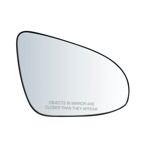 80282 - Fit System Passenger Side Non-heated Mirror Glass w/ backing plate, Toyota Camry Sedan 12-14, 4 9/ 16" x 6 3/ 4" x 8" (for OE square mount, w/ o Blind Spot)