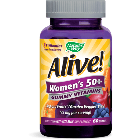 alive multivitamin vitamins supplements gummy count womens