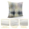 thumbnail image 4 of JEUXUS Short Plush Pillowcase Tree Nature Landscape Modern Textured Forest White, 4 of 5