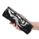 thumbnail image 5 of Easygdp Fluid Black White Paint Swirls para Estuche de Lápices Cilíndrico de Cuero con Cremallera, Organizador de Lápices de Cuero para Escuela, Oficina y Viajes, 5 of 6