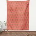 thumbnail image 4 of Abstract Fabric by the Yard, Ethnic Pattern Mosaic Tile Lile Colorful Motifs Illustration Art, Decorative Upholstery Fabric for Chairs & Home Accents, Burnt Sienna and Multicolor by Ambesonne, 4 of 5