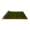 thumbnail image 2 of Ahgly Company Indoor Square Abstract Yellow Contemporary Area Rugs, 5' Square, 2 of 4