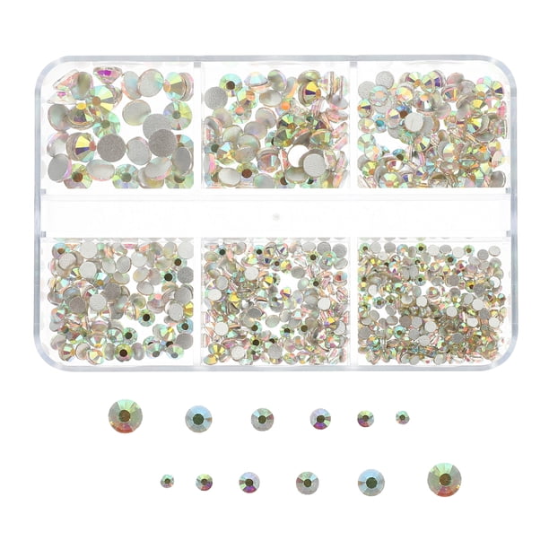 1 caja Charms de uñas DIY DIRESTROS DE ARTES DE NIPLES DE RIBILLOS DE RIBILLOS