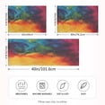 thumbnail image 2 of Ryvnso Satin Pillowcase Orange Blue Tie Dye Pillow Cases Standard Size 26x20in, 2 of 6