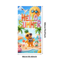 thumbnail image 3 of Tropical Theme Summer Banner Colorful Palm Tree Beach Sun for Outdoor Party Beach Vacation Kids Celebration, 3 of 8
