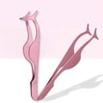 thumbnail image 1 of Pince à Cils Professionnelle Outil d'Application de Faux Cils Clip en Acier Inoxydable - Champagne Violet, 1 of 6