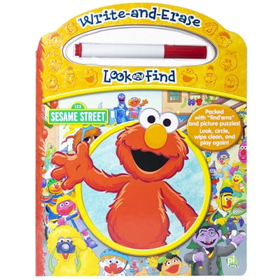 Pre-Owned Write and Erase Look and Find Sesame Street (Hardcover) 1450840809 9781450840804
