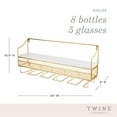 thumbnail image 3 of Porte-bouteilles à Vin et Rangement en Liège Dorés (Lot de 1), 3 of 3