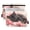Black Cat with Rose, variant on American Flag and Baseball 2 Pack Pencil Pouch for 3 Ring Binder Smooth Zipper Folders with Pockets Clear Window Pencil Case