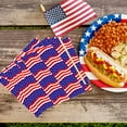 thumbnail image 6 of Dvumao Memorial Day Decorations, 25 Pack 4th Of July Paper Napkins Patriotics Americans Flag Disposable Napkins 6.5x6.5in Star And Stripe Independence Day Home Kitchen Party Supplies, Women Gifts, 6 of 6