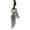 Antique Silver, variant on Eosunjian Men Necklace Vintage Adjustable Punk Style Rope Chain All Match Decoration Faux Cowhide Angel Wing Charm Pendant Necklace Jewelry for Daily Wear Red Bronze