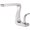 Brushed Nickle, variant on Sflihcar Basin Faucet Bathroom Curved Water Tap Sink Faucets Single Handle Mixer Tap Z Style Cold Water Taps