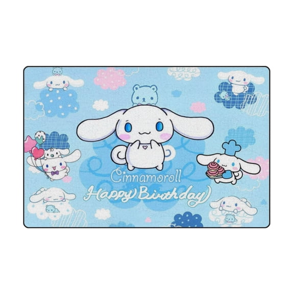 Cinnamoroll Theme Mat Home Kitchen Decor Non Slip Washable Indoor Door Mat for Bedroom Living Room Kitchen