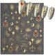 thumbnail image 2 of 3 PCS 3D Nail Stickers for Nail Art, Rose Gold Stickers Sun Moon Star Nail Decals Self-Adhesive Heart Nail Art Supplies for Women's Nail DIY Decoratio, 2 of 4